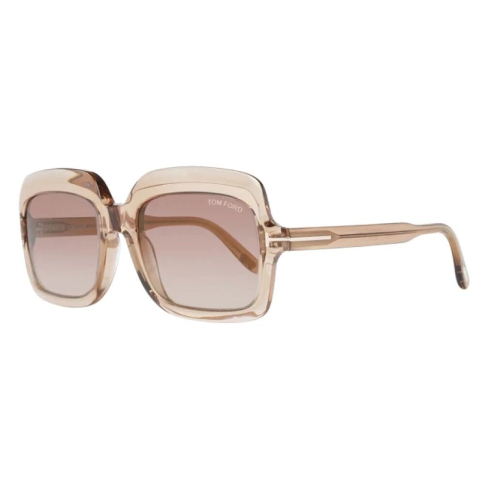 NEW TOM FORD SUNGLASSES BROWN WOMEN SQUARE EYEWEAR